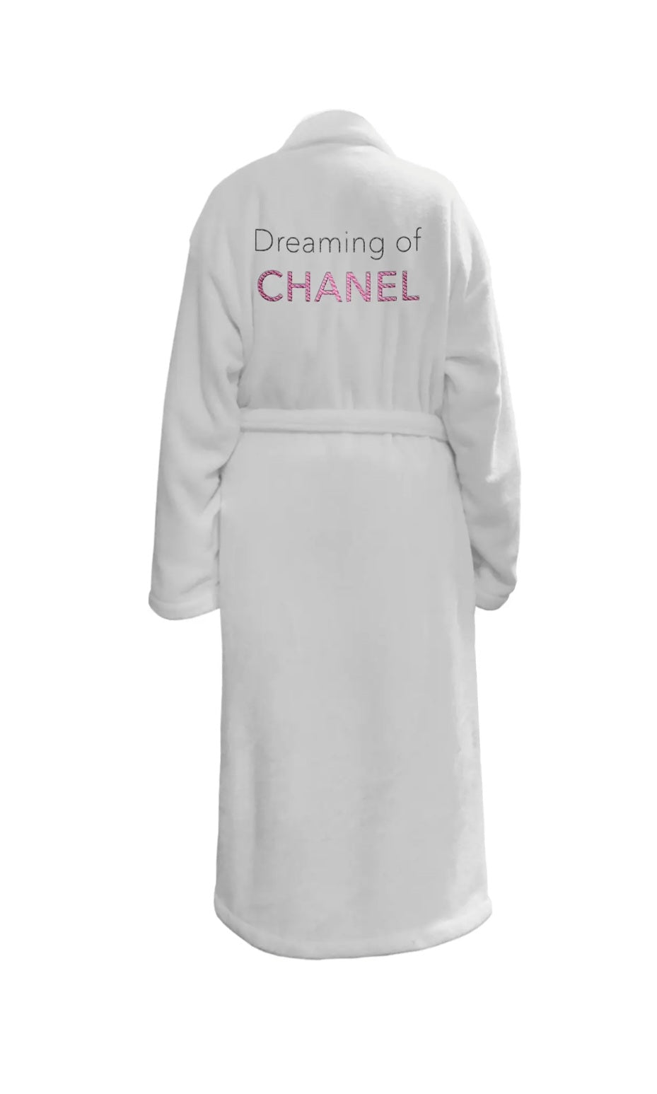 Rare 1990s Chanel CC Pink Robe at 1stDibs  channel robe, pink chanel robe,  chanel women's bathrobe